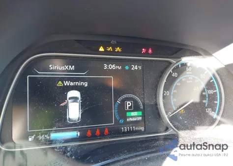 2022 Nissan Leaf Sv 40 Kwh z USA, uszkodzony, nr VIN 1N4AZ1CV2NC563179